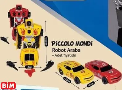 PİCCOLO MONDİ ROBOT ARABA